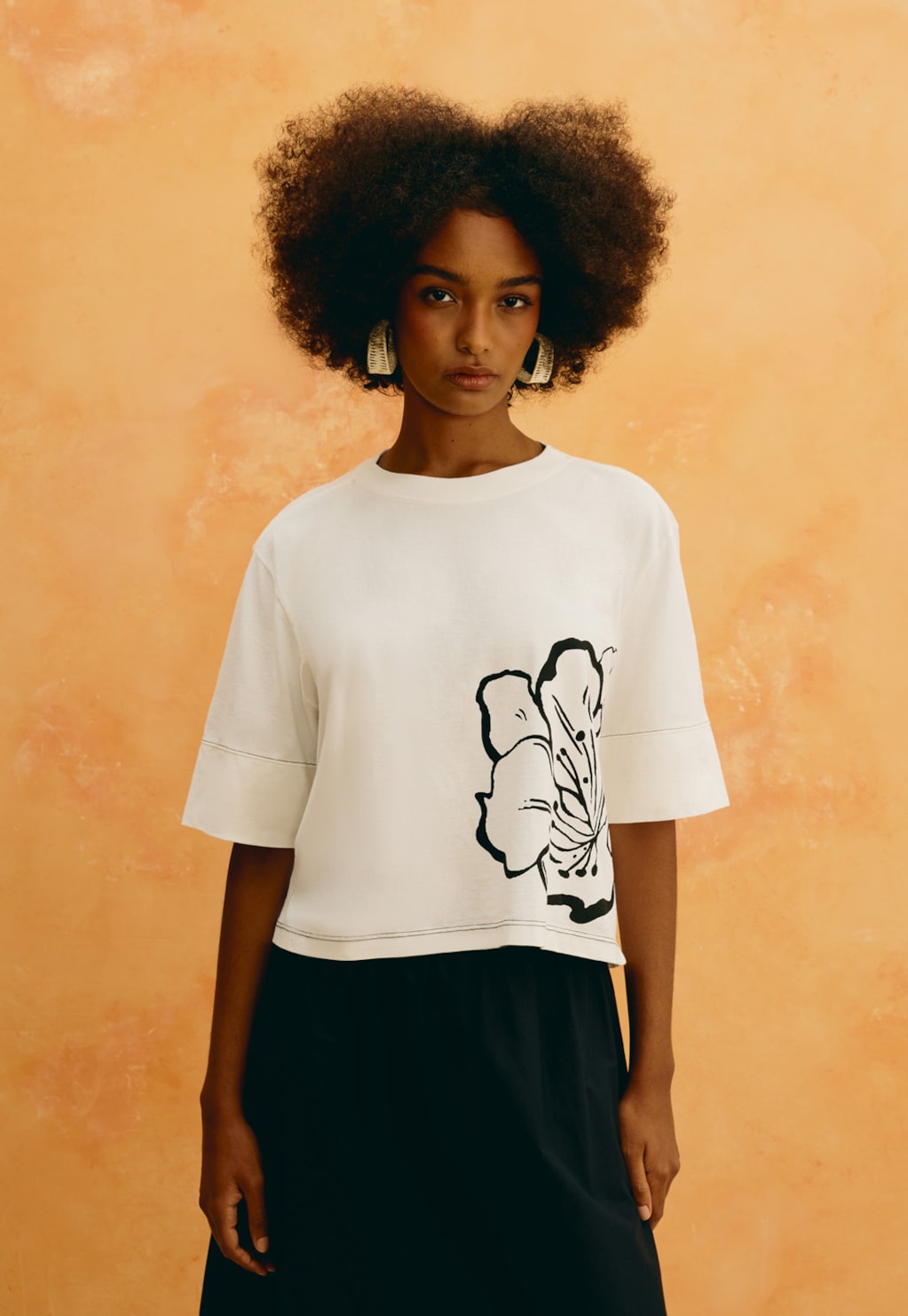 T-Shirt Cropped Rosa Del Caribe