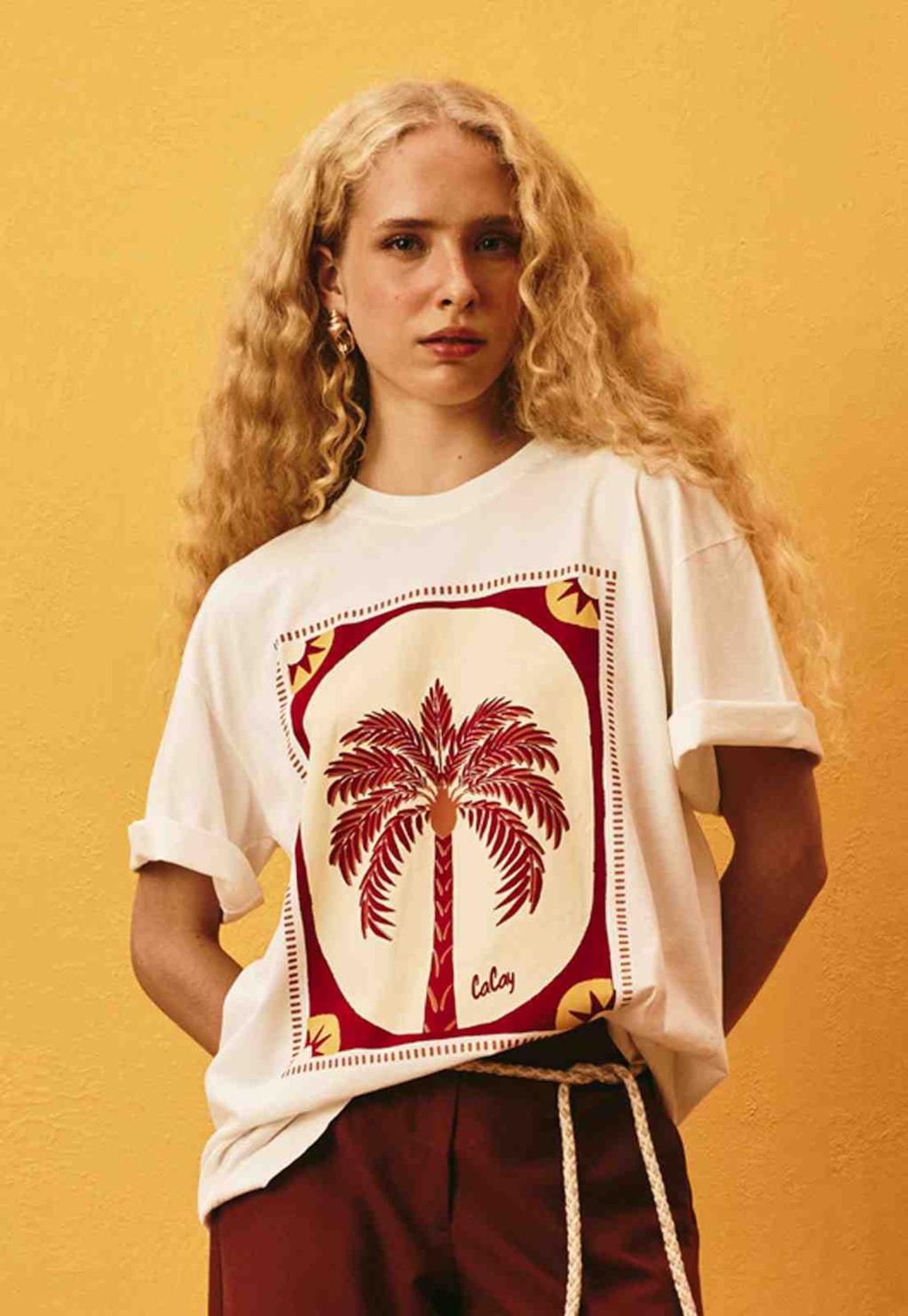 T-Shirt Oversized Coqueiro Tropical