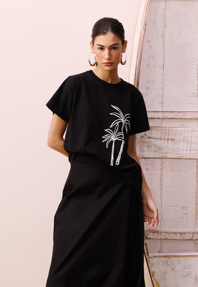 T-shirt Silk Coqueiro