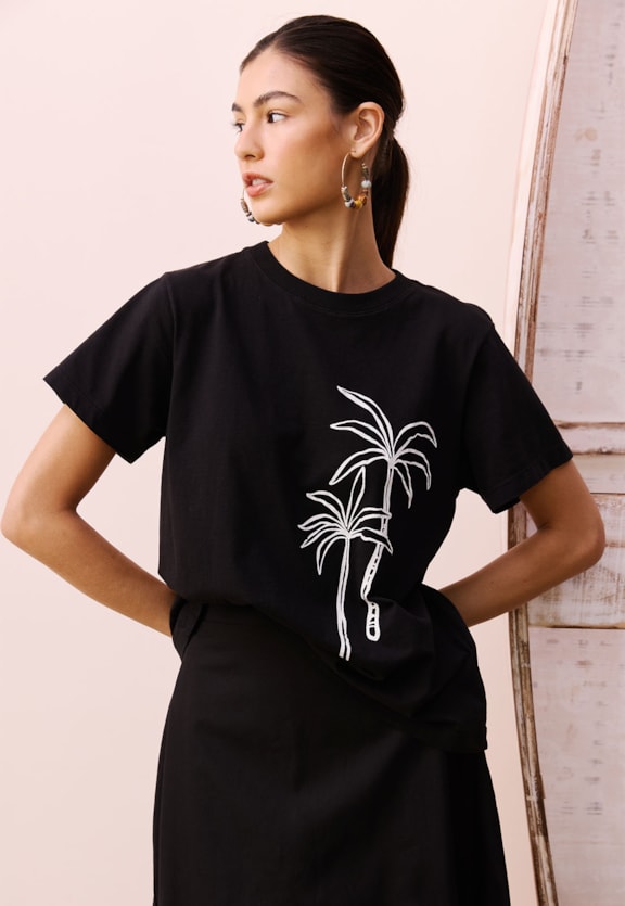 T-shirt Silk Coqueiro Vista Frontal