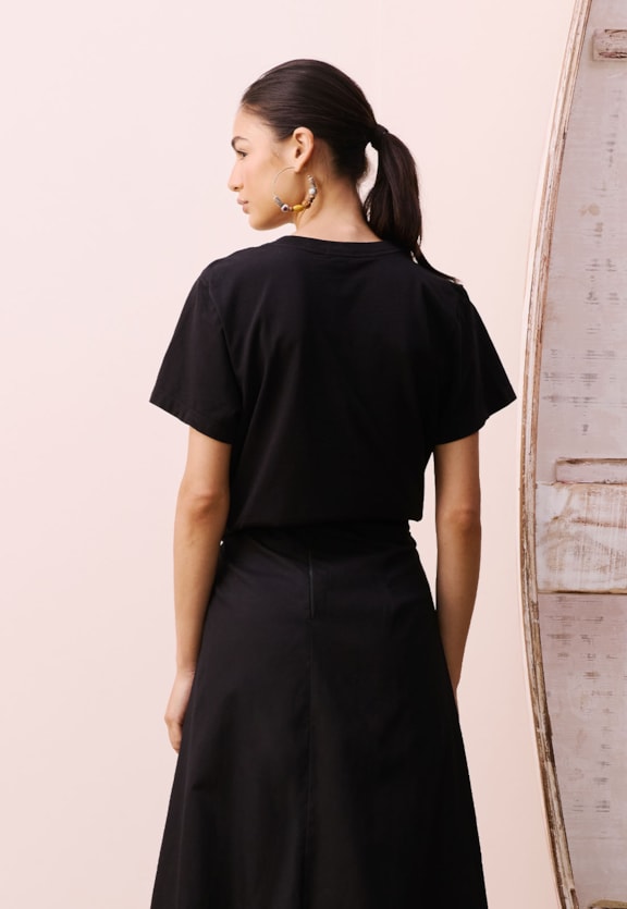 T-shirt Silk Coqueiro Vista Traseira