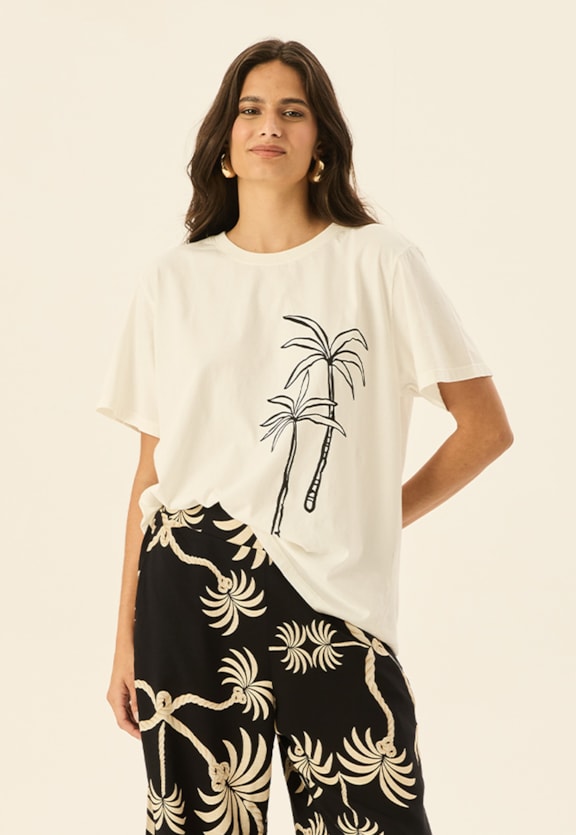 T-shirt Silk Coqueiro Vista Frontal