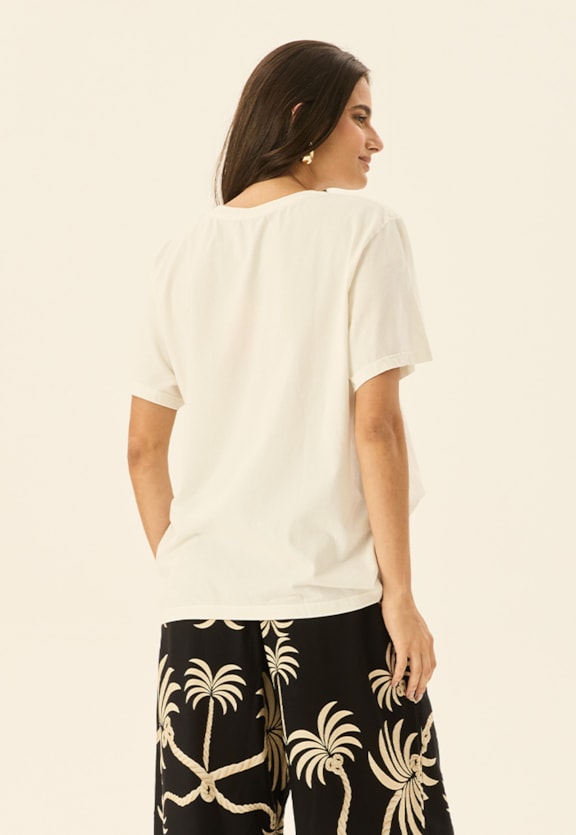 T-shirt Silk Coqueiro Vista Traseira