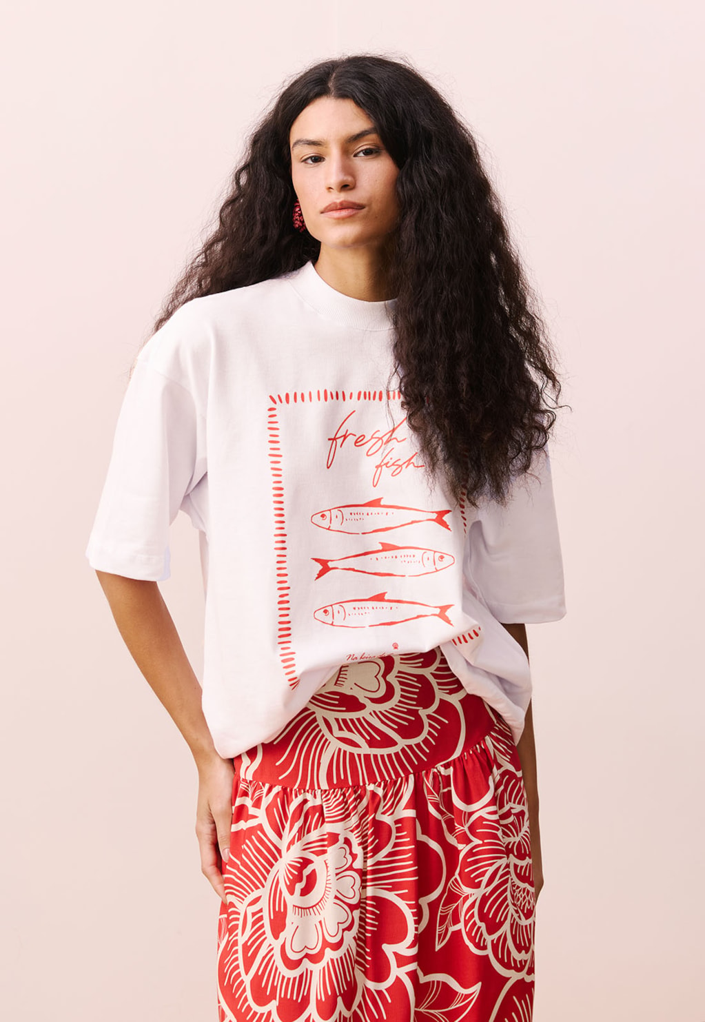 T-shirt Silk Fresh Fish