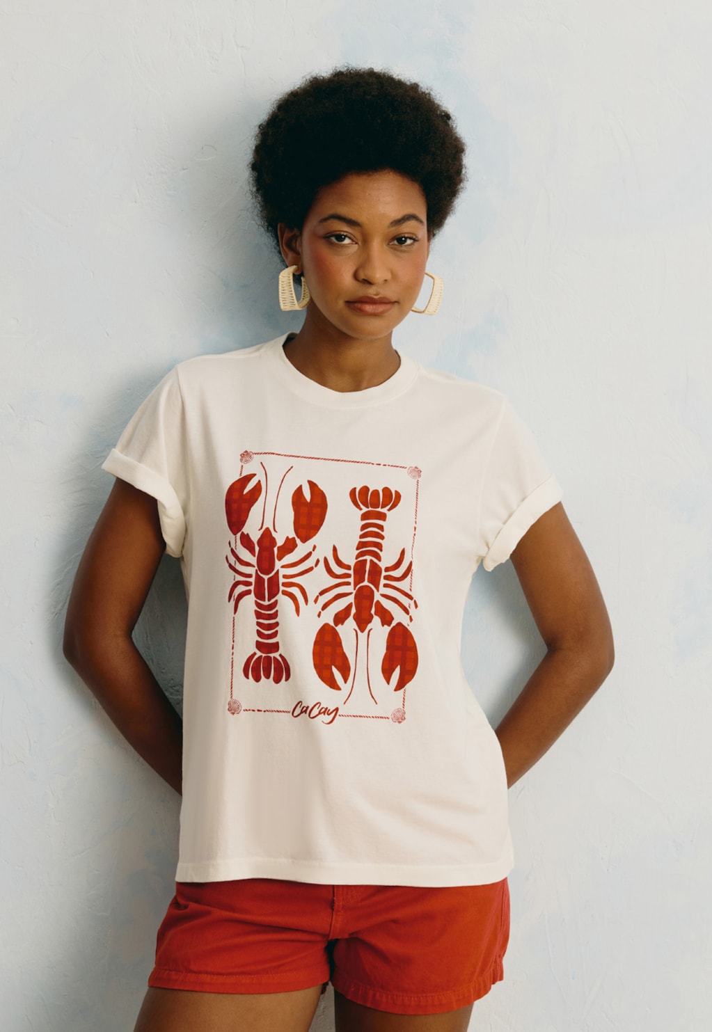 T-Shirt Silk Lagostas