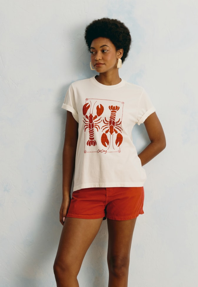 T-Shirt Silk Lagostas