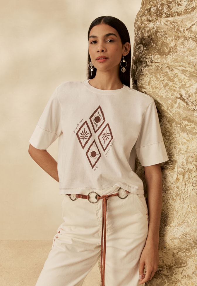 T-Shirt Silk Passado Presente