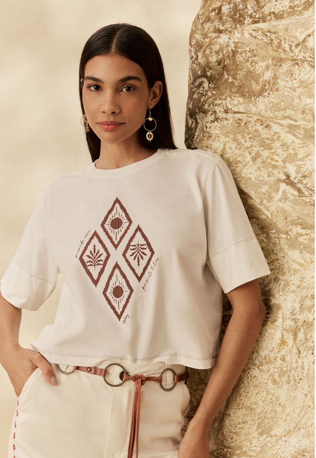 T-Shirt Silk Passado Presente