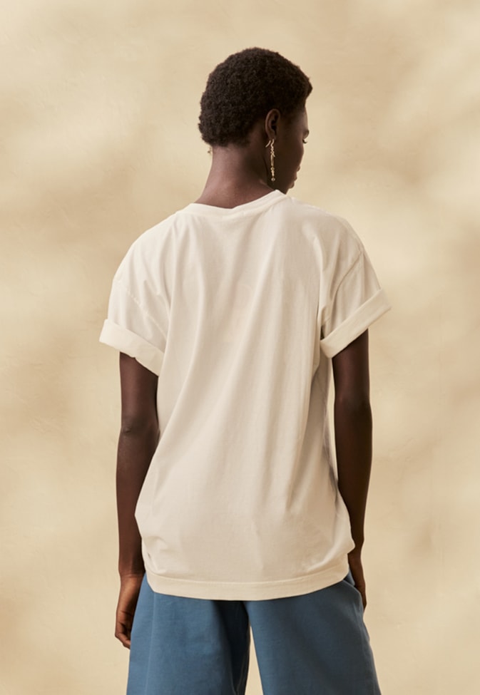 T-Shirt Silk Piel Dorada