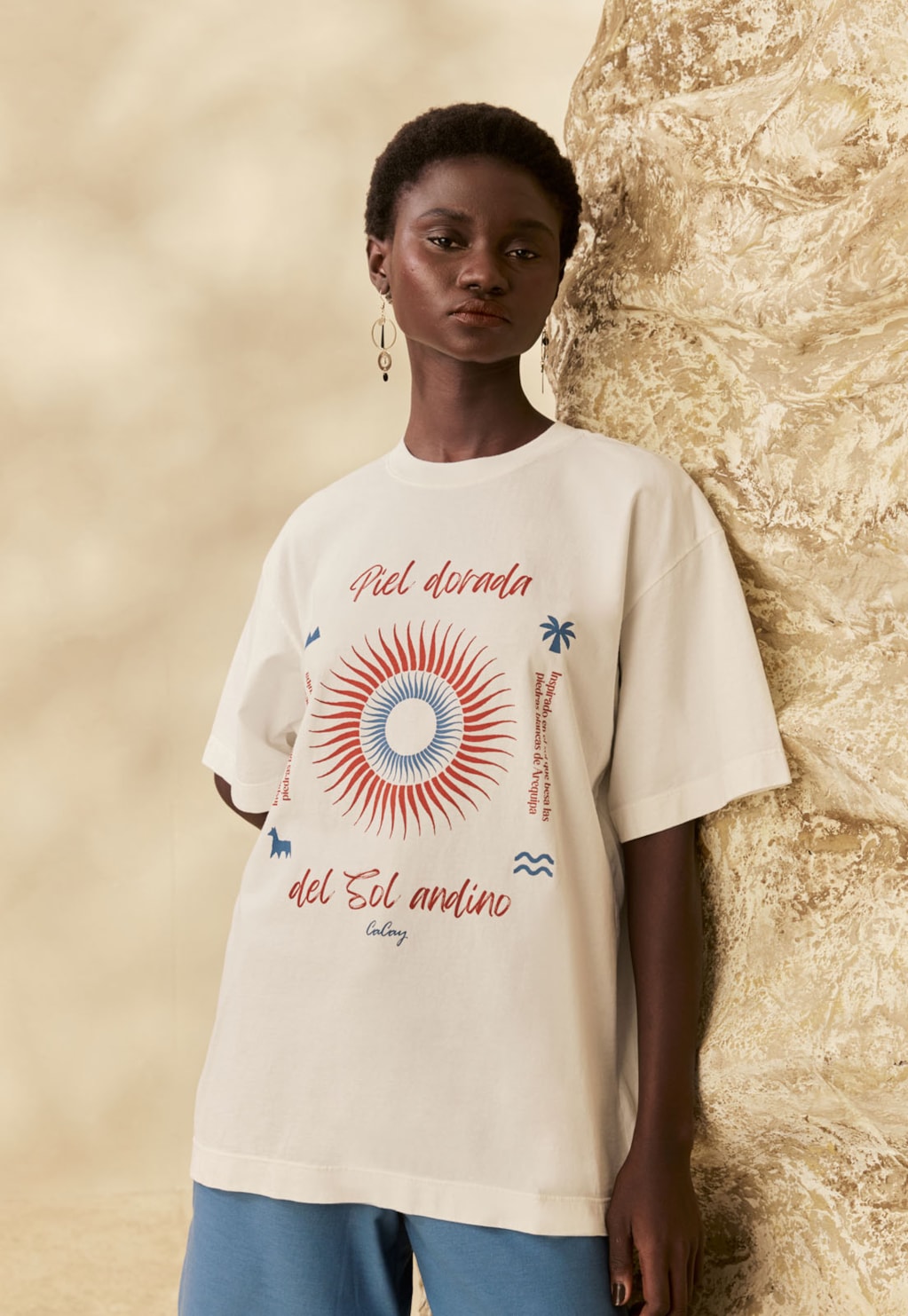 T-Shirt Silk Piel Dorada