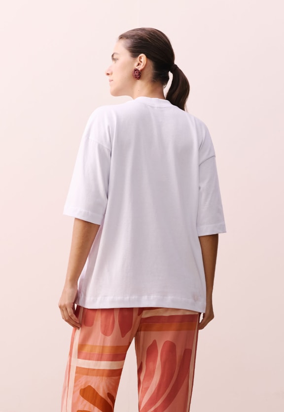 T-shirt Silk Rio é Mar Vista Traseira