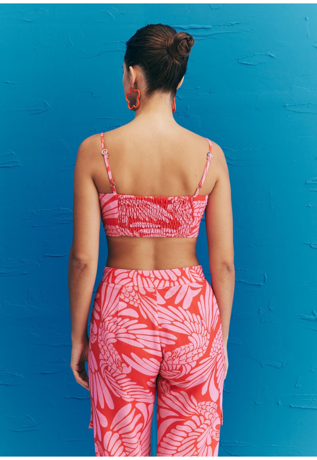 Top Alça Estampado Araras de Bonito