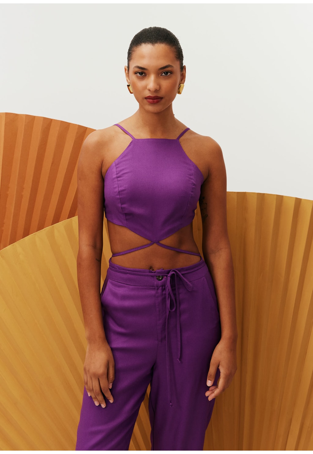 Top Alça Fina Transpasse