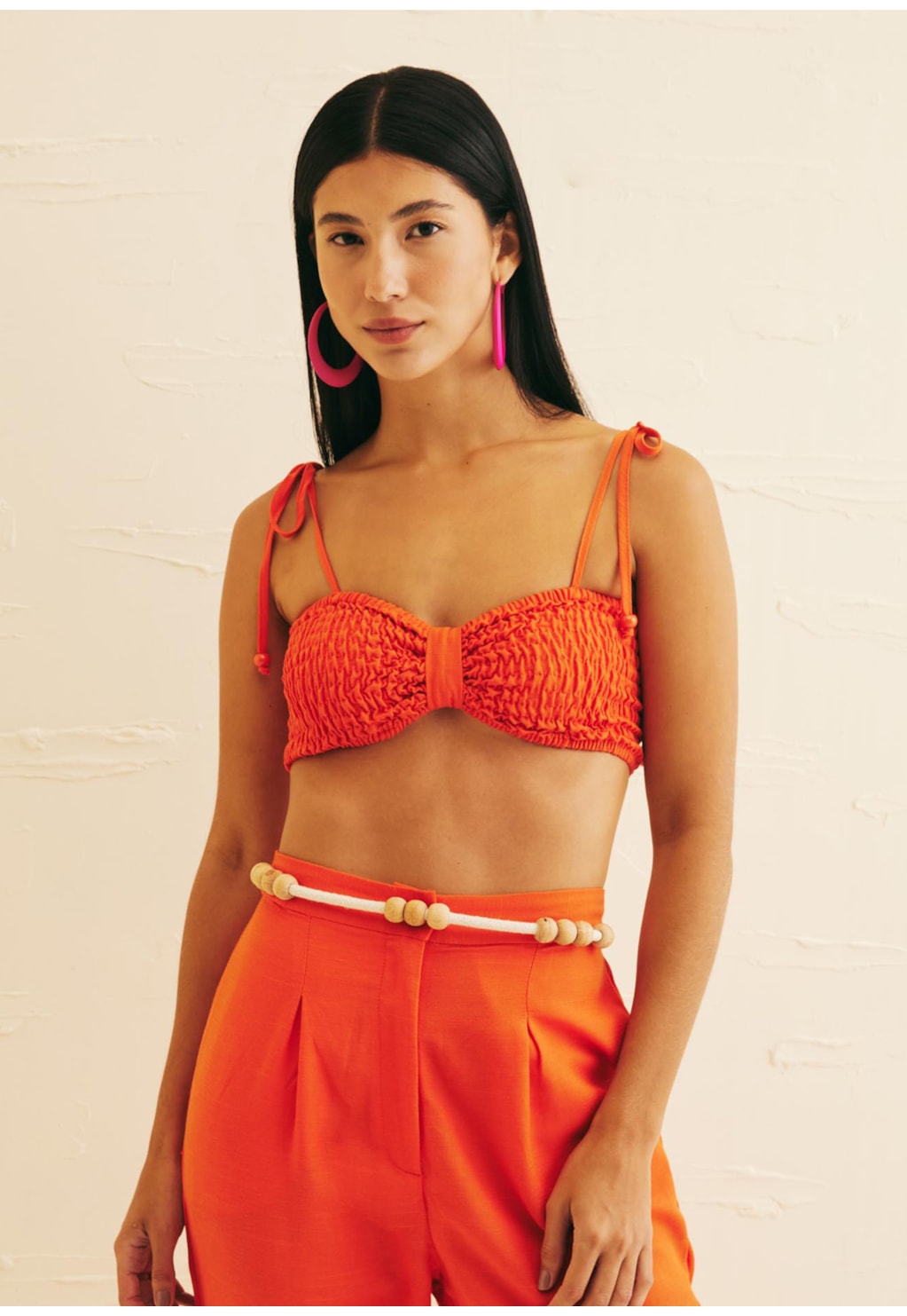 Top Lastex Nó Alça