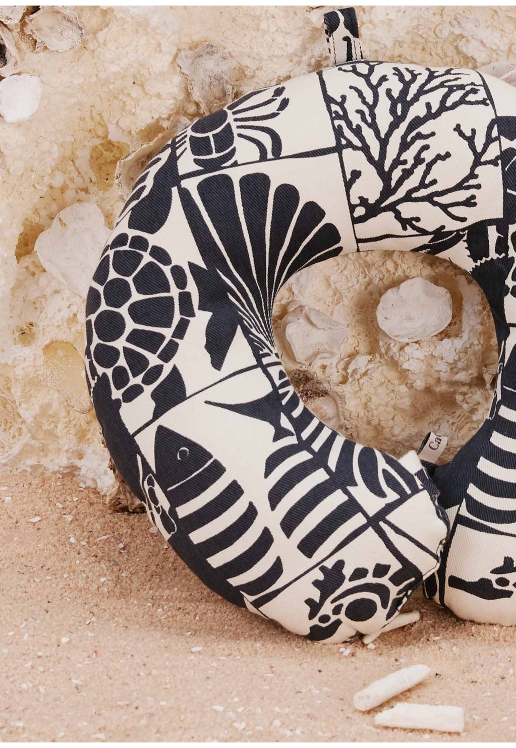 Travesseiro de Pescoço Estampado Mar