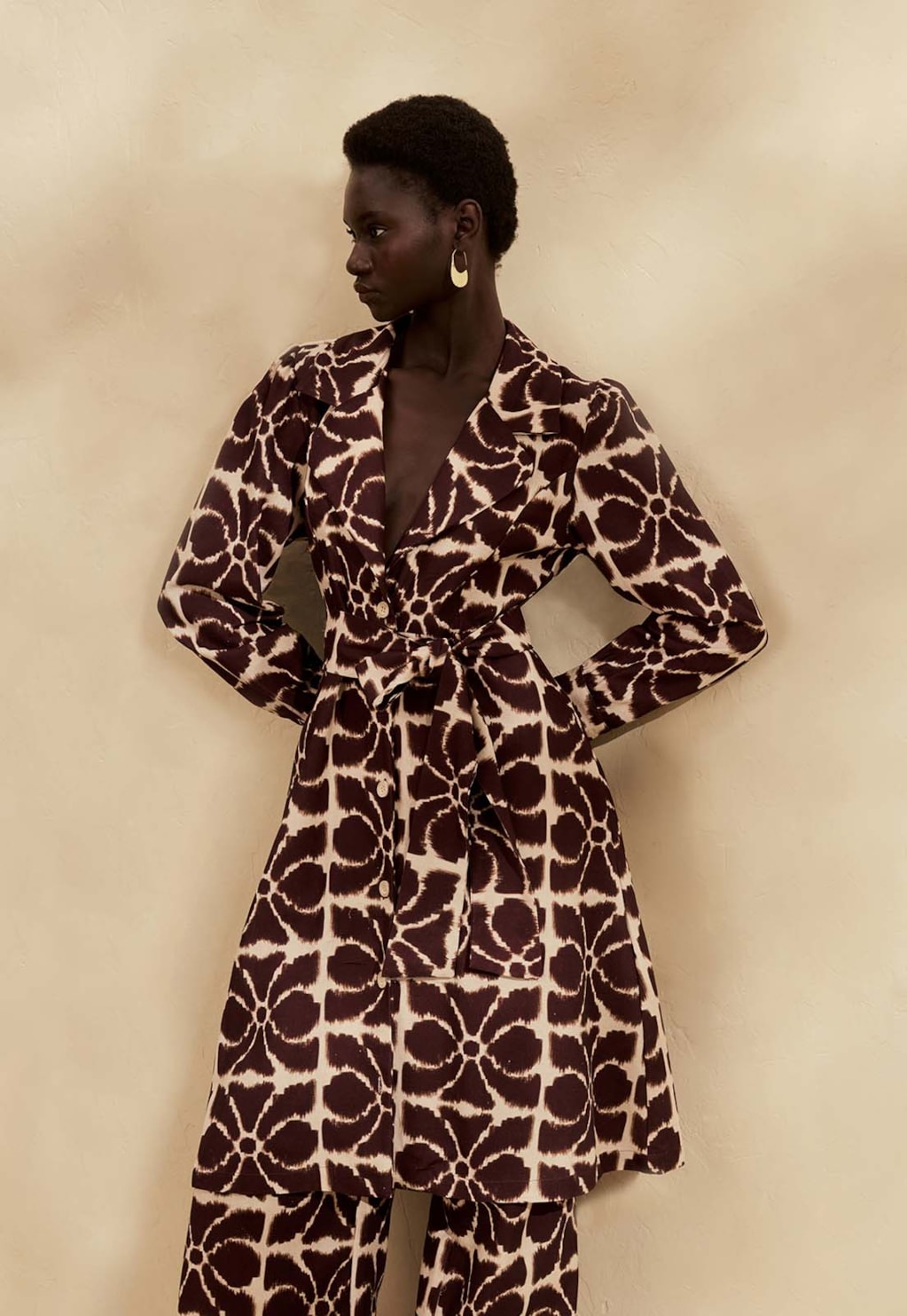 Trench Coat Estampado Misti