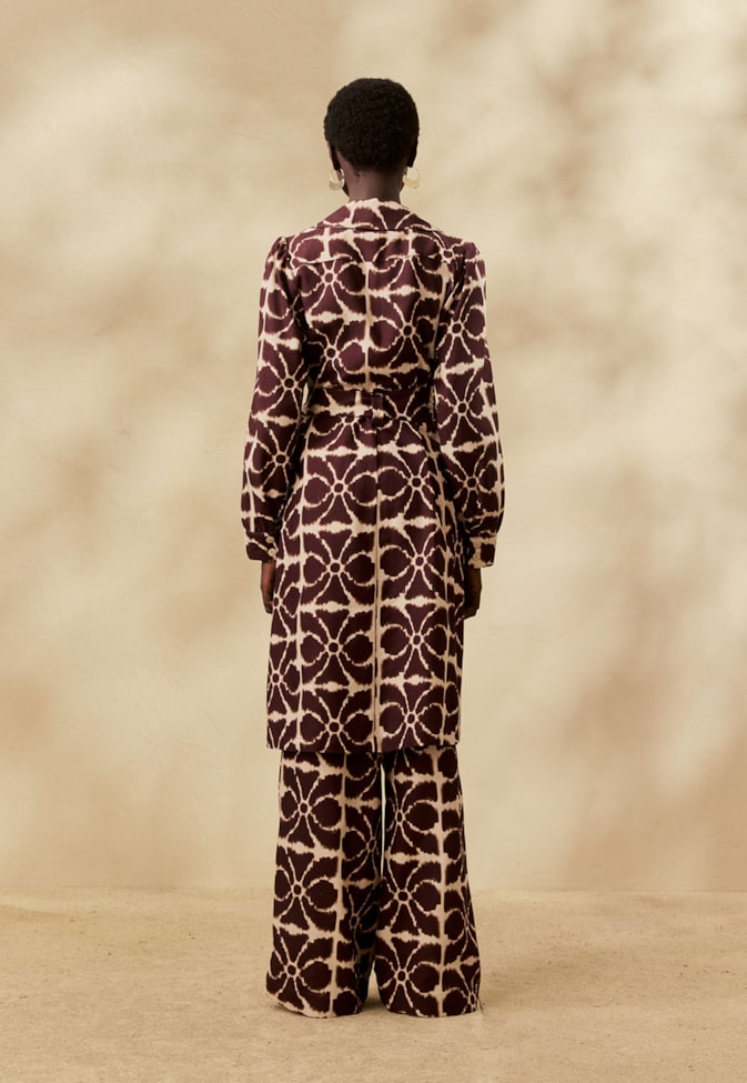 Trench Coat Estampado Misti