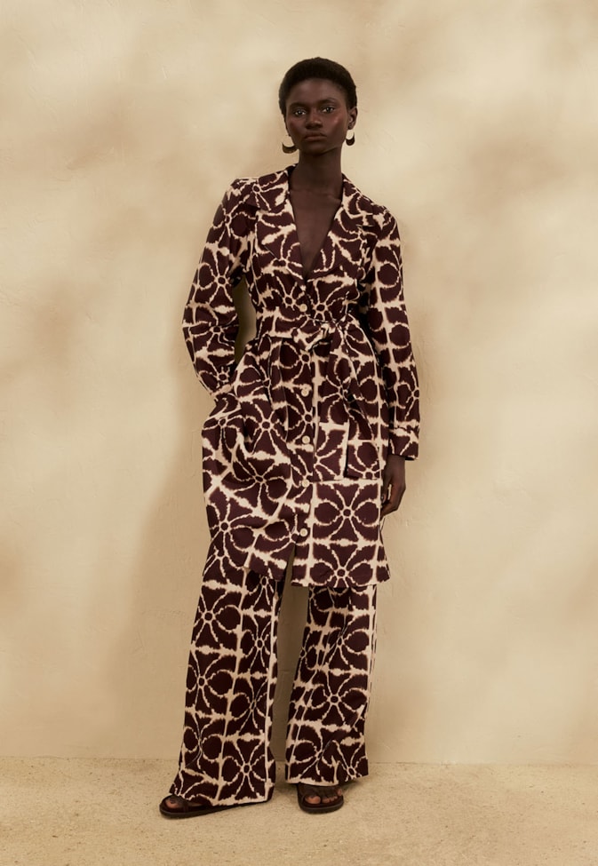Trench Coat Estampado Misti