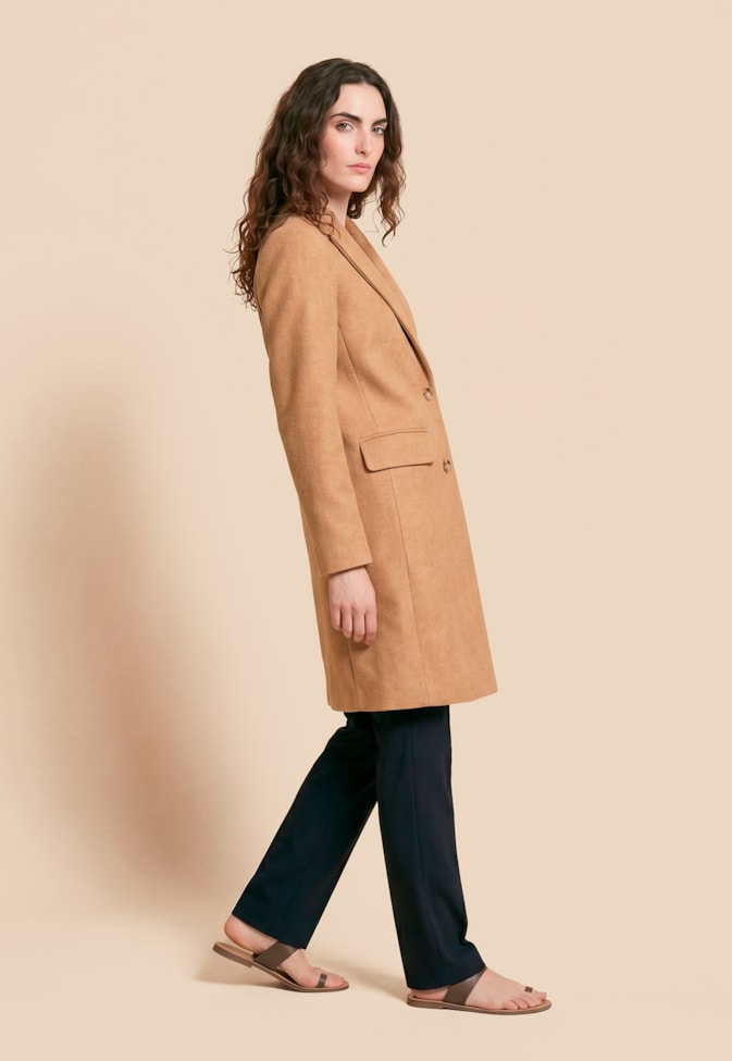 Trench Coat Liso Alongado