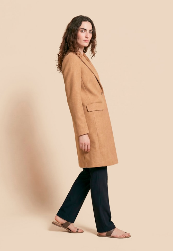 Trench Coat Liso Alongado