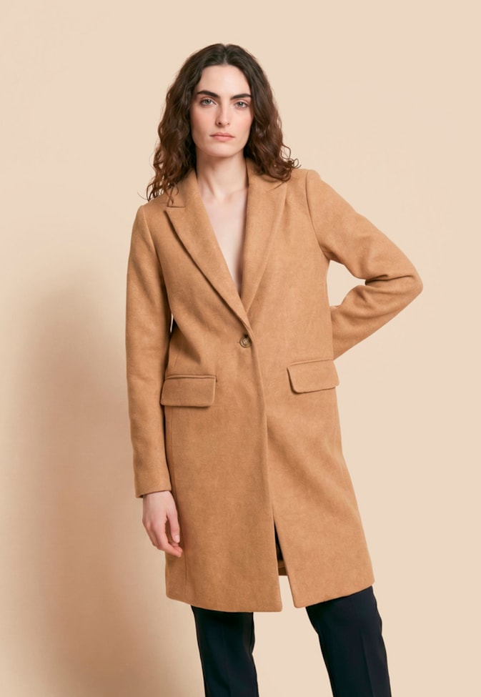 Trench Coat Liso Alongado