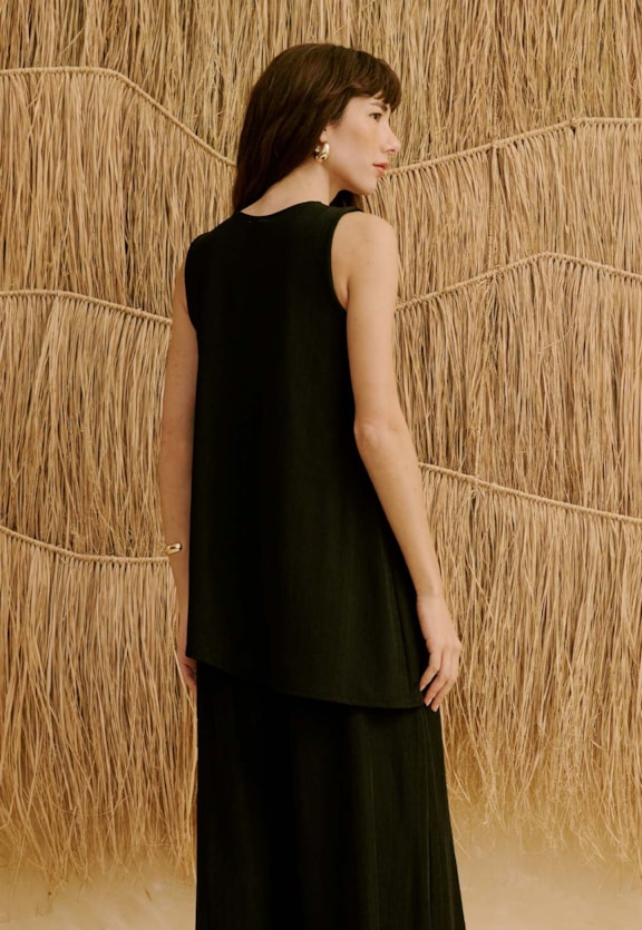 Túnica Assimétrica Vista Traseira