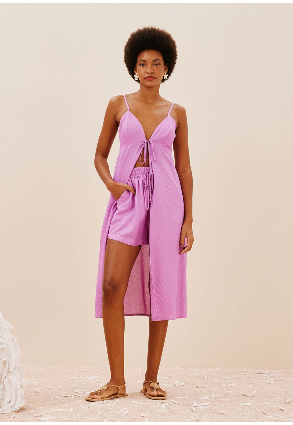 Veste Amarração Frontal