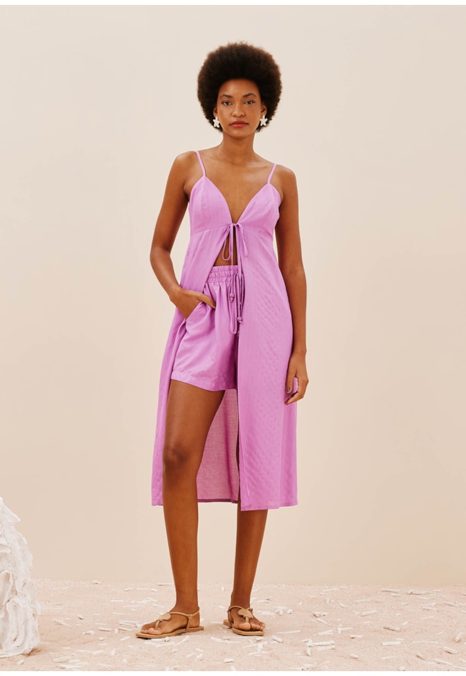 Veste Amarração Frontal