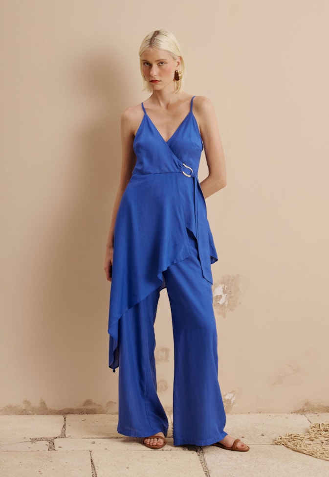 Veste Assimétrica Argola Orgânica