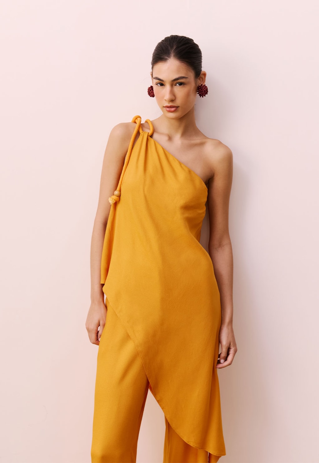 Veste Assimétrica com Corda