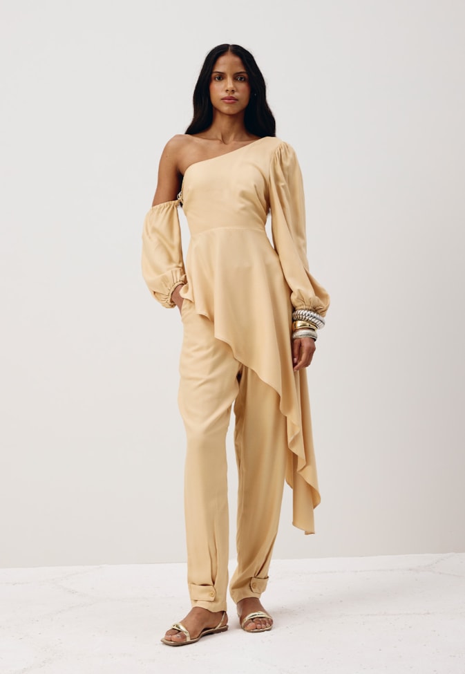 Veste Assimétrica Ponta