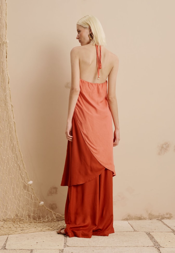 Veste Bicolor com Ponteira