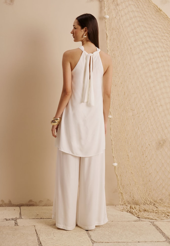 Veste Detalhe Concha Dourada