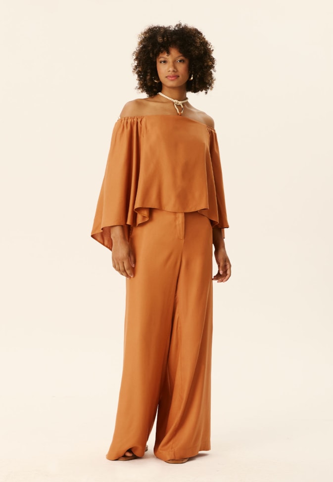 Veste em Cascata com Corda