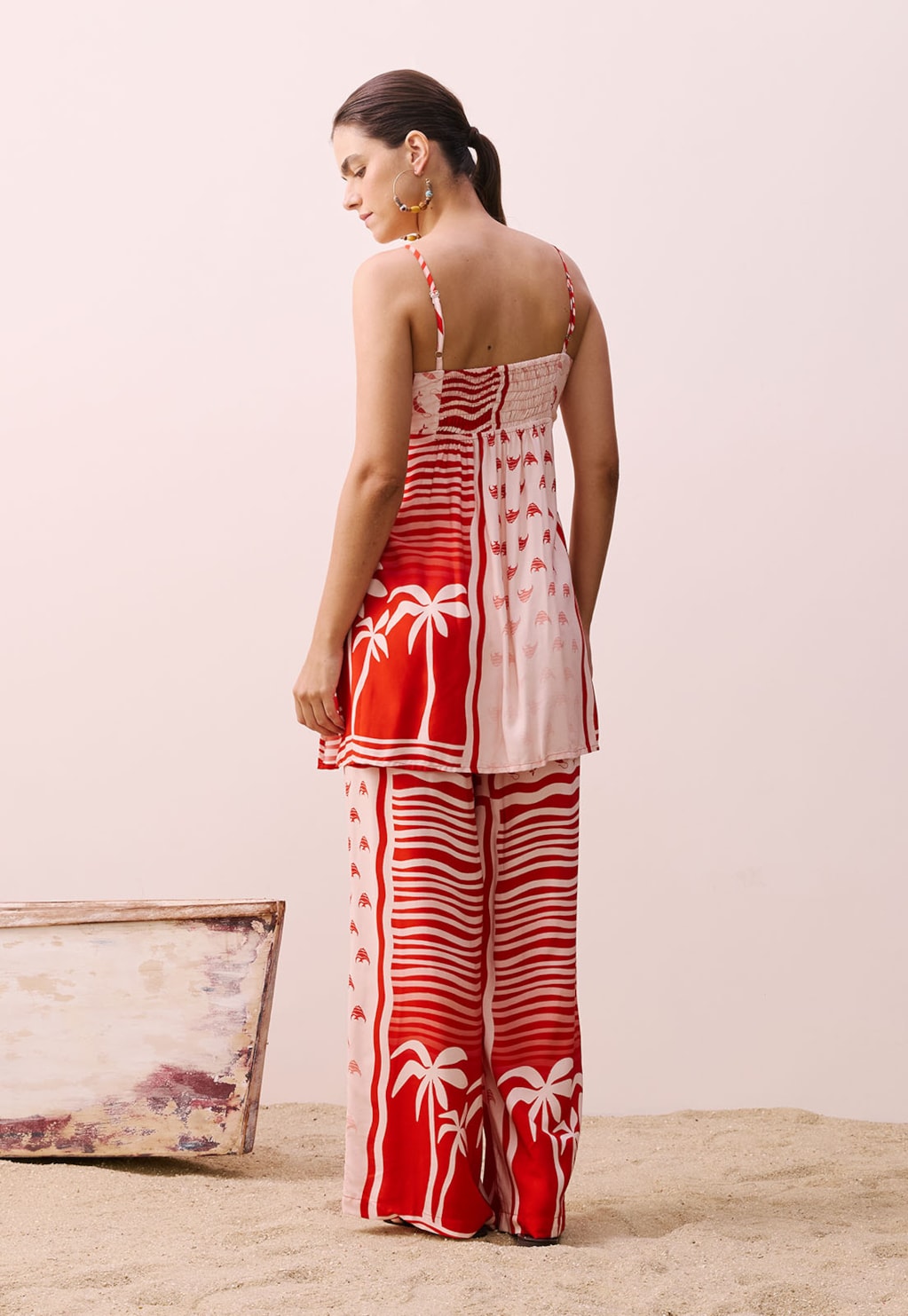 Veste Fendas Laterais Estampado Alter do Chão