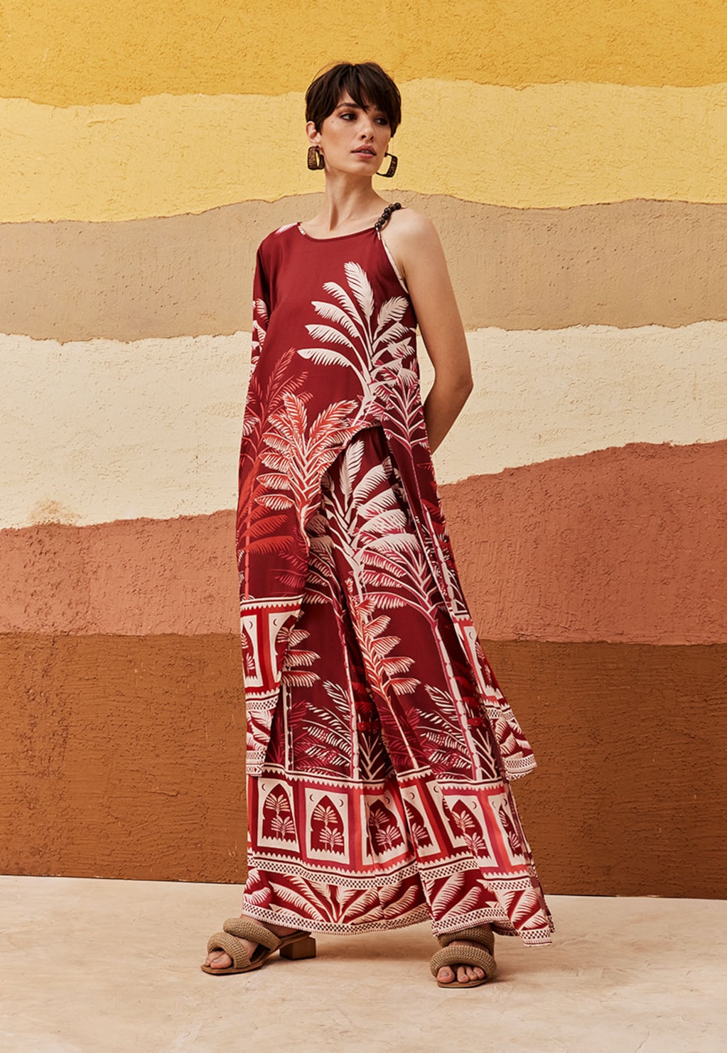 Veste Longa Estampada Zapata