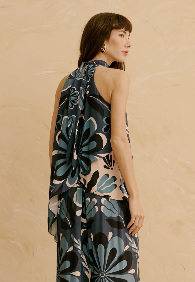 Veste Mix Estampada Cantuta