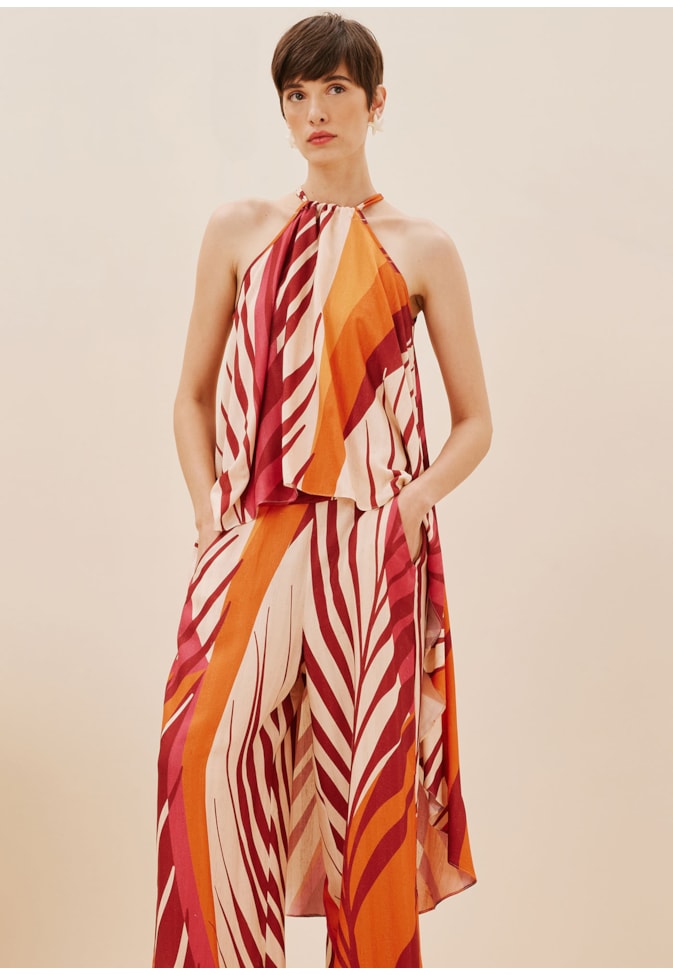 Veste Mullet Estampada Palm