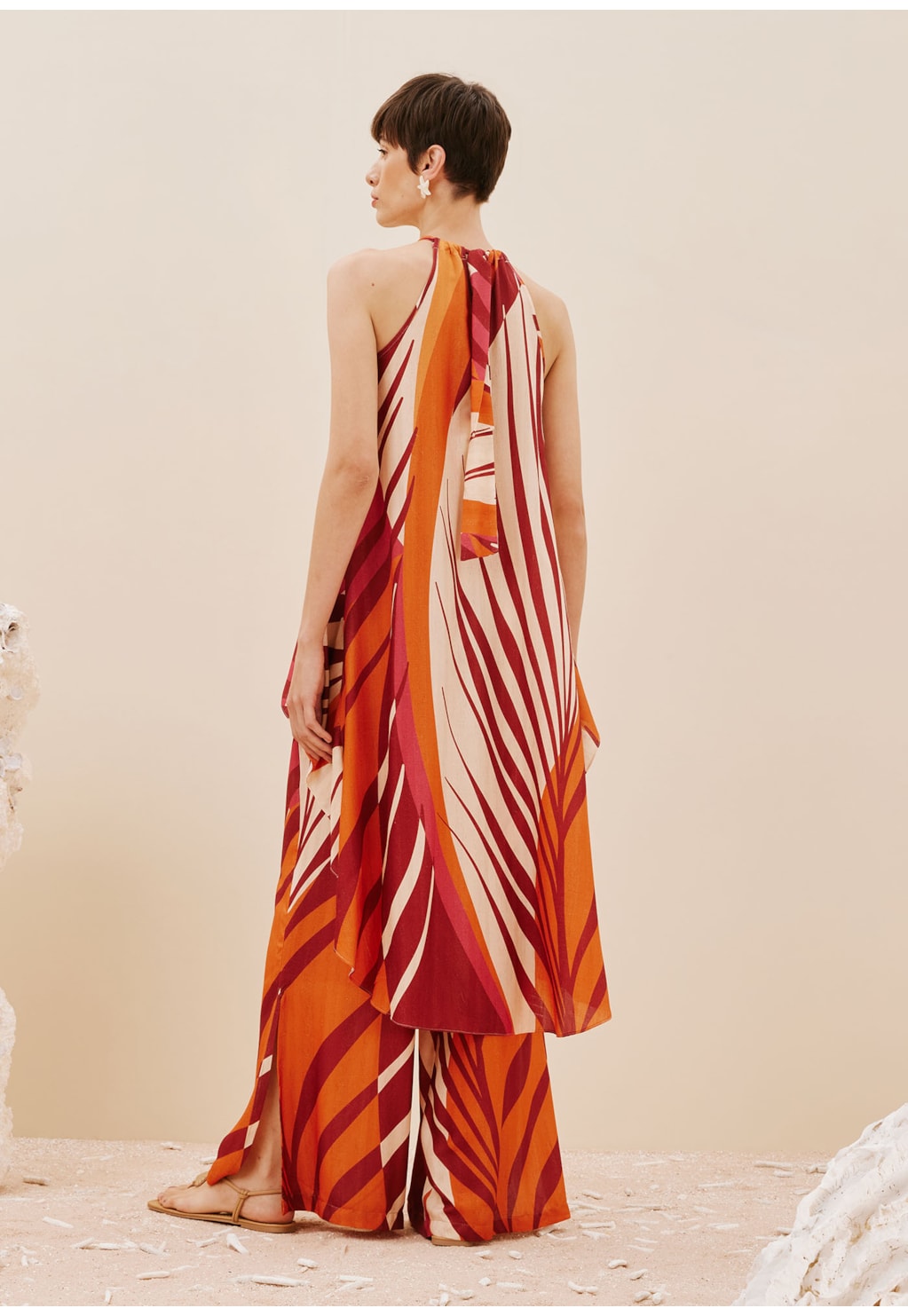 Veste Mullet Estampada Palm