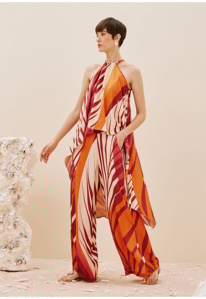 Veste Mullet Estampada Palm