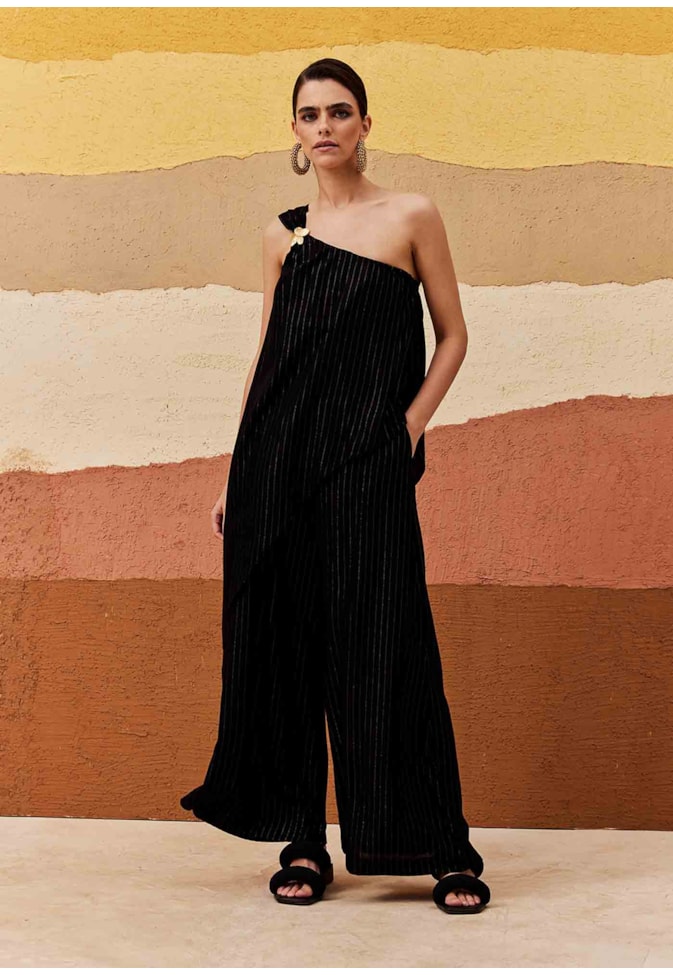 Veste Ponta Detalhe Flor