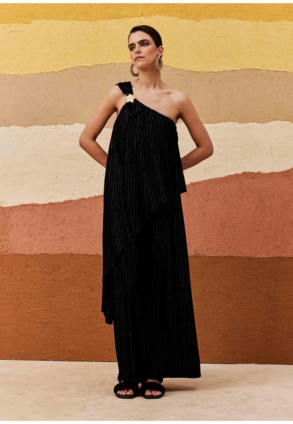 Veste Ponta Detalhe Flor