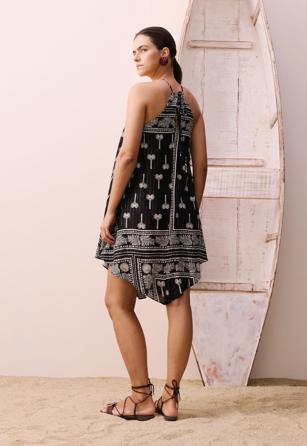 Veste Pontas Detalhe Estampado Tauari