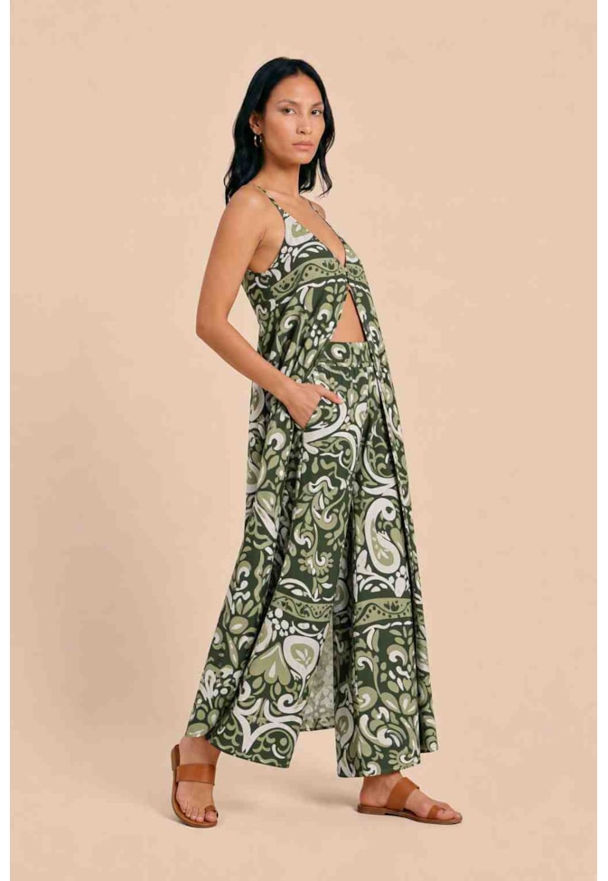 Veste Pontas Estampada