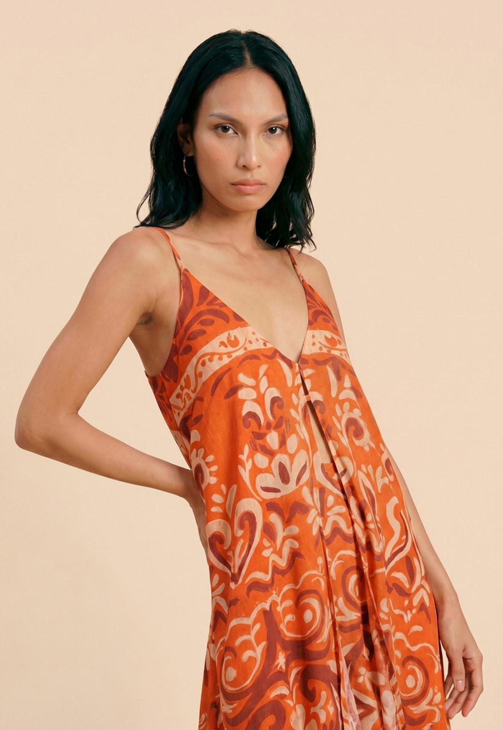 Veste Pontas Estampada