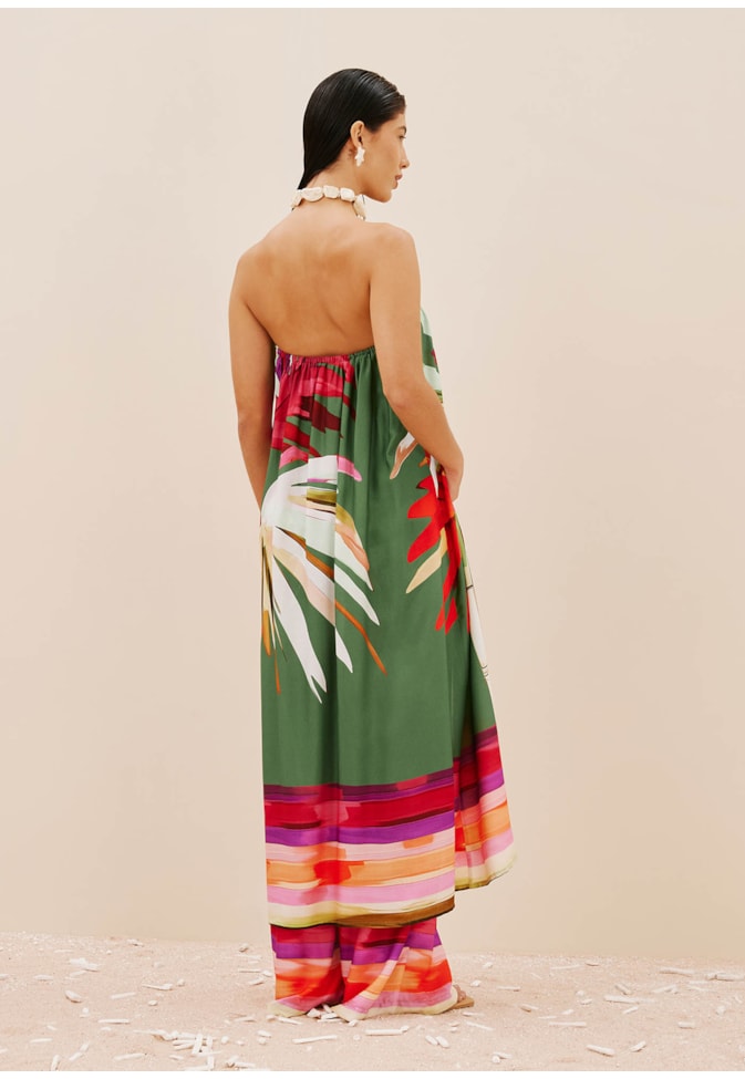 Veste Tomara Que Caia Estampada Rafia