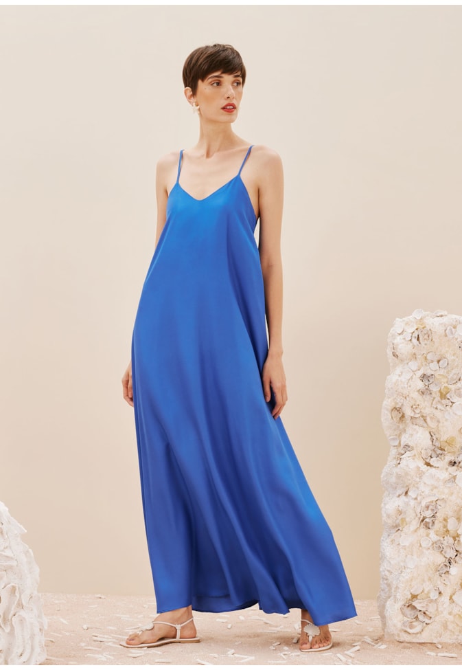 Vestido Amplo Taco Costas