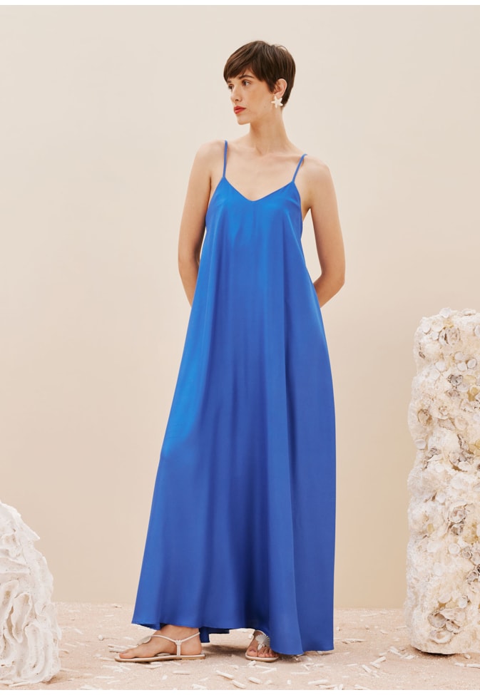 Vestido Amplo Taco Costas