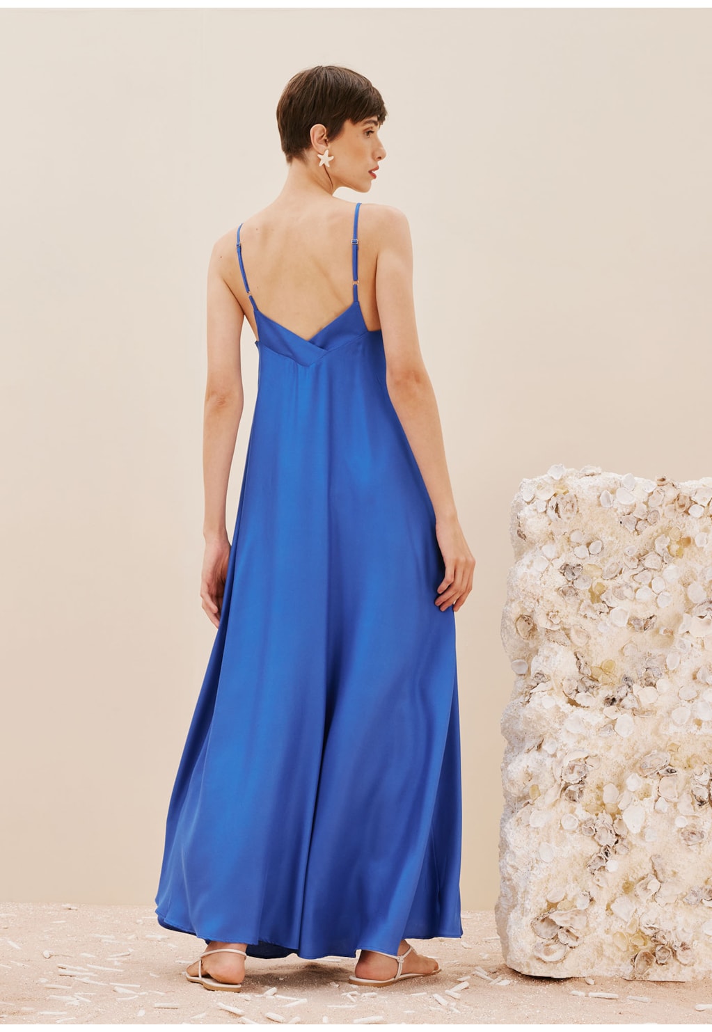 Vestido Amplo Taco Costas