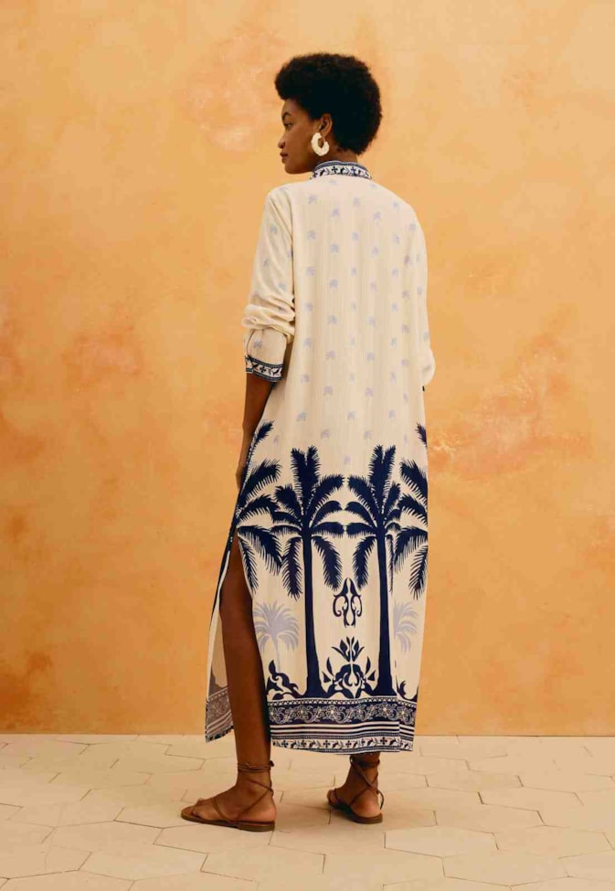 Vestido Chemise Estampado Cartagena